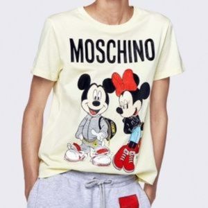 H&M X Moschino Mickey Minnie Mouse Disney TShirt S